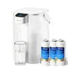 A white Waterdrop water filter pitcher with three replacement filters next to it. Náhled obrázku produktu
