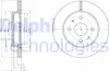 2x DELPHI Bremsscheibe BG4128 für SUBARU JUSTY IV für Produktbild-Vorschau 1