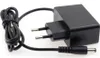A black power adapter with a European plug and a DC output connector is shown on a white background. Produktbild-Vorschau
