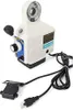 A white and blue power table feed device with a black power cord and plug. Náhled obrázku produktu