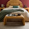 sweeek - Bank, Bettbank aus natürlichem Rattan, 100cm - Produktbild-Vorschau 4