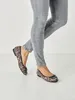 Tamaris dames ballerina's, model Wide FIT, van leer met Productafbeelding-voorbeeld 3