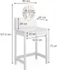 Schminktisch Vicco Surrey Weiß 60 cm mit LED-Spiegel, Model Produktbild-Vorschau 3