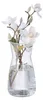 Relaxdays Blumenvase, Glasvase für Blumen, Tischvase aus Produktbild-Vorschau 1