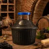 Skleněný karboš KADAX s plastovým košem "Fonte", široké Náhled obrázku produktu 2