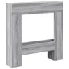 vidaXL Obestavba krbu Grey Sonoma 81x18x82 cm Materiál na Náhled obrázku produktu 1