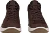 A pair of brown high-top shoes are shown from the front against a white background. Voir les images du produit
