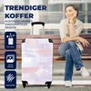 MuchoWow® Koffer Handgepäck Trolley Rollkoffer Kleine Produktbild-Vorschau 2