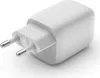A white dual USB-C PD charger with European-style prongs. Náhľad obrázku produktu