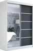 Schwebetürenschrank Kleiderschrank GAP 120 cm Schrank Produktbild-Vorschau 2