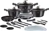 A collection of cookware and kitchen utensils arranged on a white background. Voir les images du produit