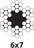 Stahlseil FEINZ 8 mm - PVC-Ummantelung - 50 m Rolle - hohe Produktbild-Vorschau 3