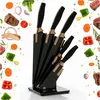 Ensemble De 5 Couteaux De Cuisine En Bloc – Ensemble De Voir les images du produit 1