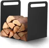 KADAX Support de bois de cheminée en acier "Dello", support Voir les images du produit 1