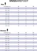 A size chart for Vivobarefoot shoes, showing men's and women's sizing in EU, US, and UK measurements, along with foot length in cm. Produktbild-Vorschau