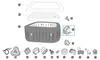 Bestway® Ersatzteil HydroJet™ Pumpe (grau/WiFi) für Produktbild-Vorschau 2