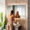 Badspiegel mit LED Beleuchtung 50x100 cm Faye - Vertikal Produktbild-Vorschau 3
