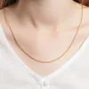 Unique Kugelkette aus vergoldetem 925er Silber, 1,8 mm Produktbild-Vorschau 2