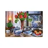 Castorland Puzzle Zátišie s tulipánmi 1500dielikov Náhľad obrázku produktu 2