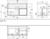 Villeroy & Boch FA22HGPC Waschbeckenunterschrank Finion FA2 Produktbild-Vorschau 2