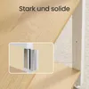 Close-up of a shelf unit, highlighting a joint and featuring text. Produktbild-Vorschau