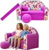 TUPPI Kindersofa Kinder Couch mit Schlaffunktion Produktbild-Vorschau 1