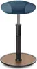 Sitz- Stehhocker Free Tall Triangel Camira Rivet Ozeanblau Produktbild-Vorschau 1