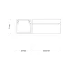 Kabelový žlab 25x25 (2m) Bílý EDO777729 Náhled obrázku produktu 2