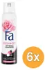 6x Fa Deo spray, 150 ml, Invisible Sensitive Productafbeelding-voorbeeld 2