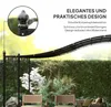 Outsunny Anbaupavillon Pergola mit Dach Wasserabweisend Produktbild-Vorschau 7