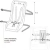 Polisport Bike 3 Points riduttore per seggiolino bici da Anteprima dell’immagine prodotto 4