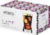 A product box for Krosno X-LINE tumblers, showing a picture of a filled glass. Podgląd zdjęcia produktu