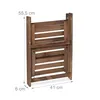 Relaxdays Blumentreppe, 2-stufig, Blumenleiter Holz, Produktbild-Vorschau 5
