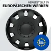 Radkappen 16 Zoll  schwarz - Radzierblenden 4er-Set von Produktbild-Vorschau 4