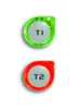 Two digital timers, one green and one red, are shown against a white background. Anteprima dell’immagine prodotto