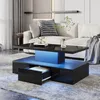 STILVORA Couchtisch 16 LED Beleuchtung-Beistelltisch mit Produktbild-Vorschau 1
