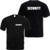 Security T Shirt Schwarz Herren Damen Security Kleidung mit Produktbild-Vorschau 1