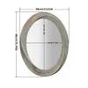 A mirror with dimensions indicated by lines and text. Anteprima dell’immagine prodotto