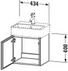 Duravit LC6245L5555 LC WTU WH 434x341x400 Ei Marmoriert Produktbild-Vorschau 2