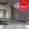A construction site with a heater and stairs. Produktbild-Vorschau