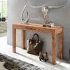 Wohnling Acacia Table console massive 120 cm avec 1 tiroir Voir les images du produit 12