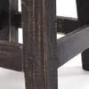 Fusshocker PALO | 27x26cm (HxB), rustikaler Holzhocker Produktbild-Vorschau 6