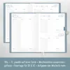 Organizer Day by Day Deluxe 2026 - 1 Tag/Seite / A5 / Blue Produktbild-Vorschau 3