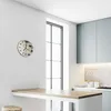 Glasuhr Wanduhr Küchenuhr Echt-Glas 30fi cm Sand Steine Produktbild-Vorschau 5