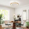 HOMCOM plafondventilator met lamp en afstandsbediening, 6 Productafbeelding-voorbeeld 2