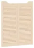 vidaXL : 2 portes battantes, 100 x 40 cm, en bois massif de Voir les images du produit 1