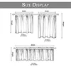 2er Set Bistrogardine Transparent Scheibengardine Produktbild-Vorschau 7