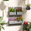 Outsunny Blumenkasten, Bewegliches Hochbeet Pflanzkasten Produktbild-Vorschau 2