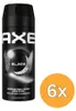 Axe Black 6 x 150 ml Deospray Deodorant Deo Spray Bodyspray Voir les images du produit 2