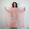 Baumwolltuch zweifarbig marmoriert grau rot 100x100cm Produktbild-Vorschau 10